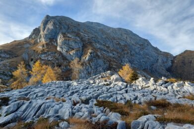 Carsismo sotto la Creta di Collina