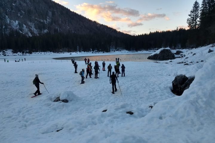 Laghi di Fusine al crepuscolo